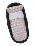 R&auml;tt Start - Elephant Eco, Bed Set, Stroller/Cot, Pink - Voodipesukomplektid - ONE SIZE