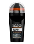 L'Or&eacute;al Paris - L'or&eacute;al Paris Men Expert Carbon Protect Total Protection 72H Anti-Perspirant Deodorant Roll On 50Ml - Rull-deodorandid - 50 ml