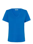 Cream - Crnaia Deep V-Neck T-Shirt - L&uuml;hikeste varrukatega - S