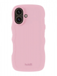 Holdit - Wavy Case Pink - Telefoni&uuml;mbrised - IPHONE 16