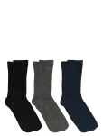Mp Denmark - Fine Cotton Rib Socks 3-Pack - Tavalised sokid - 37/39