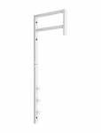 House Nordic - Isel - Clothes Rack, Metal, White - Konksud ja nagid - ONE SIZE