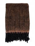 House Nordic - Liva - Blanket - Plaid, Brown 130X170 Cm - Tekid ja pleedid - 130X170CM