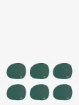 Aida - Raw Silicone Coaster 6-Pack - Joogialused - 12.2X10CM