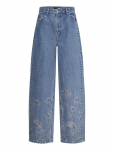 ROTATE - Rhinestone Wide Leg Jeans - Laiad - 32