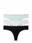 Calvin Klein - Thong 3Pk - Stringid - XL