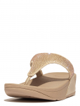 FitFlop - Lulu Crystal Embellished Toe-Post Sandals - Pl&auml;tud - 41