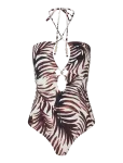 Malina - Idalia Bandeau Cut Out Swimsuit - Ujumisriided - XS