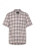 Mads N&oslash;rgaard - Loose Cotton Check Kenji Shirt Ss - L&uuml;hikeste varrukatega s&auml;rgid - S