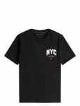 Tommy Hilfiger - Hilfiger Script Nyc Tee - L&uuml;hikeste varrukatega - XXL