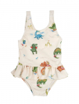 Filibabba - Eva &ndash; Badedragt 1-2 &Aring;r &ndash; Dino Beach - Ujumisriided - 1-2Y