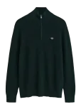Gant - Cotton Merino Ribbed Half Zip - Poolpika lukuga džemprid - XL