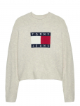 Tommy Jeans - Tjw Melange Flag Sweater Rib Ext - Džemprid - XS