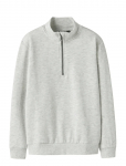 LMTD - Nlnnizu Ls Bru Half Zip Sweat Noos - Dressipluusid - 134-140