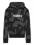 Adidas Terrex - K Mt Aop Log Hd - Kapuutsiga pusad - 128