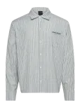 Daily Paper - Stripe Script Ls Shirt - Triibulised s&auml;rgid - S