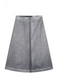 Mads N&oslash;rgaard - Metallic Denim Stellar Skirt - P&otilde;lveni ja midiseelikud - 40
