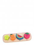 Vilac - Puzzle 10 Pcs - Four Fruits - Puidust pusled - ONE SIZE