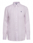 Polo Ralph Lauren - Classic Fit Striped Linen Shirt - Pikkade varrukatega - S