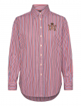 Lauren Ralph Lauren - Relaxed Fit Striped Broadcloth Shirt - Pikkade varrukatega - XL