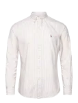 Polo Ralph Lauren - Slim Fit Striped Oxford Shirt - Vabaaja s&auml;rgid - XXL