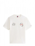 Tommy Jeans - Tjm Rlx Sign Circle Ss Tee Ext - L&uuml;hikeste varrukatega - XS