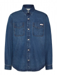 Calvin Klein Jeans - 90S Horizon Overshirt - Teksas&auml;rgid - XXL