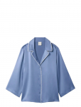 Calvin Klein - Satin Ss Shirt - Topid - XL