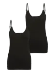 Vero Moda - Vmmaxi My Soft V Singlet Jrs 2-Pack - Varrukateta - L