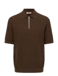 ONLY & SONS - Onsmenu Reg Ss Structure Polo Knit - L&uuml;hikeste varrukatega kootud polos&auml;rgid - S