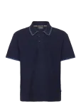Scotch & Soda - Relaxedfit Jacquard Towelling Polo - L&uuml;hikeste varrukatega - S