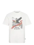 Replay - T-Shirt Relaxed - L&uuml;hikeste varrukatega - S