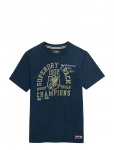 Superdry - Vintage Prep Relaxed Tee - L&uuml;hikeste varrukatega - M
