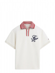 Tommy Hilfiger - T1 Zip Rexaced Fit Polo - L&uuml;hikeste varrukatega - XS