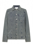 ROUGE EDIT - Rouvivian L/S Denim Shirt - Teksas&auml;rgid - 40