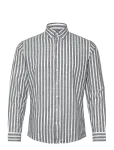 Lindbergh - Wide Striped Cotton/Linen Shirt L/S - Vabaaja s&auml;rgid - XL