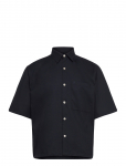 Lindbergh - Solid Dobby Cotton Shirt S/S - Vabaaja s&auml;rgid - XXL