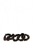 Pipol's Bazaar - Velvet Scrunchy 5 Pcs Brown - Juuksekummid - ONE SIZE