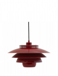Dyberg Larsen - Ejka Dark Red Pendel - Rippvalgustid - ONE SIZE