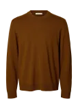 Selected - Slmtray Merino Brushed Crew Noos - &Uuml;mara kaelusega - M