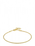 SN&Ouml; Of Sweden - Steel Small Exibit Anklet Plain G-Onesize - Jalaketid - ONE SIZE