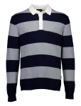 Lindbergh - Rugby Polo Jumper - Pikkade varrukatega kootud polos&auml;rgid - XXL