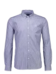 Lindbergh - Soft Touch Stripe Shirt L/S - Triibulised s&auml;rgid - XL
