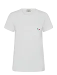 Maison Kitsune - Tee-Shirt Tricolor Fox Patch - L&uuml;hikeste varrukatega - XS