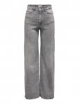 JDY - Jdyfelina-Fina Hw Wide Lt Grey Jeans Dnm - Laiad - M x 32