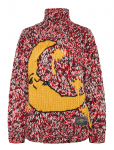 Ganni - Pullover Racing Red - K&otilde;rge kaelusega - XS