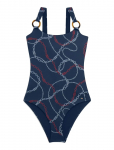 Tommy Hilfiger - Scoop Back Op Print (Ext) - Ujumisriided - M