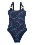 Tommy Hilfiger - Scoop Back Op Print (Ext) - Ujumisriided - M