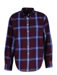 Gant - Rel Checked Flannel Bd Shirt - Pikkade varrukatega - 44