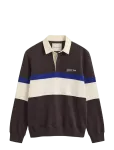 Gant - Striped Sweat Heavy Rugger - Pikkade varrukatega kootud polos&auml;rgid - XXXXL